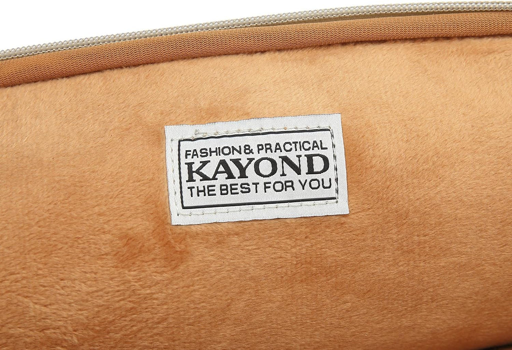 Water-Resistant Canvas 15.6 Inch Laptop Sleeve-Black C Rose